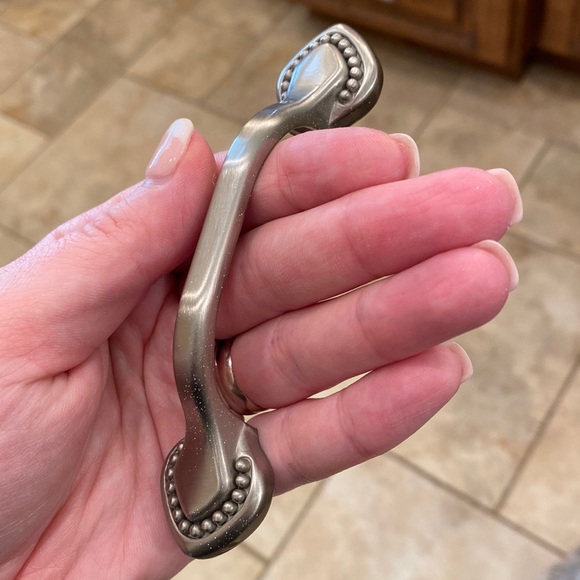 GlideRite Set of 18 3” center pewter brushed nickel cabinet handles hardware - Picture 1 of 6